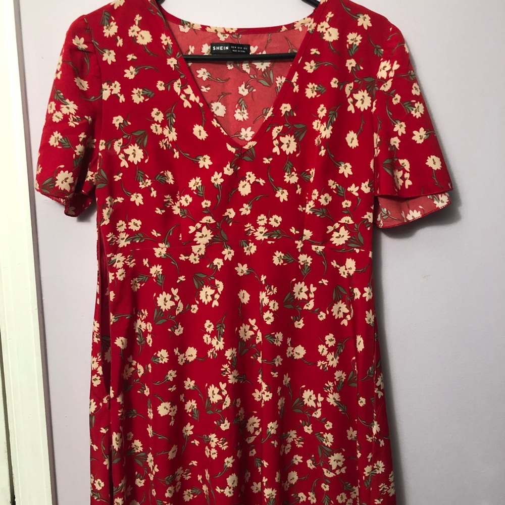 shein floral dress!